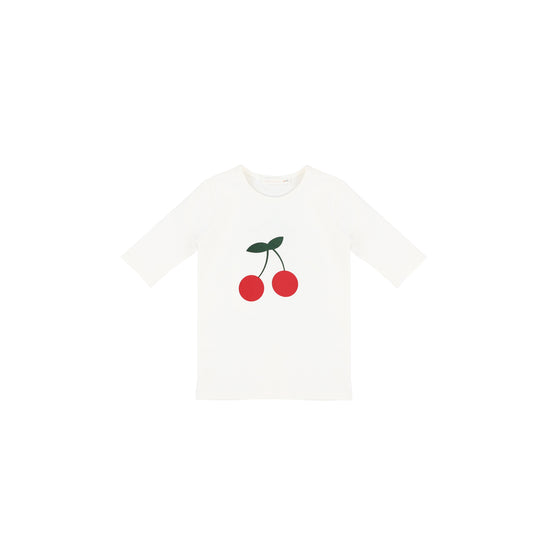 3/4 SLEEVES CHERRY TSHIRT