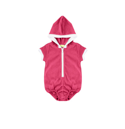 TERRY TRIM ROMPER