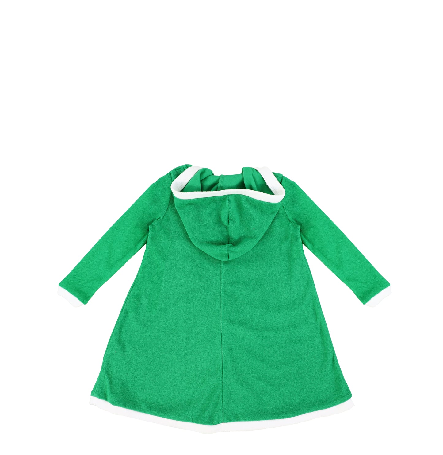 LONG SLEEVES TERRY TRIM DRESS