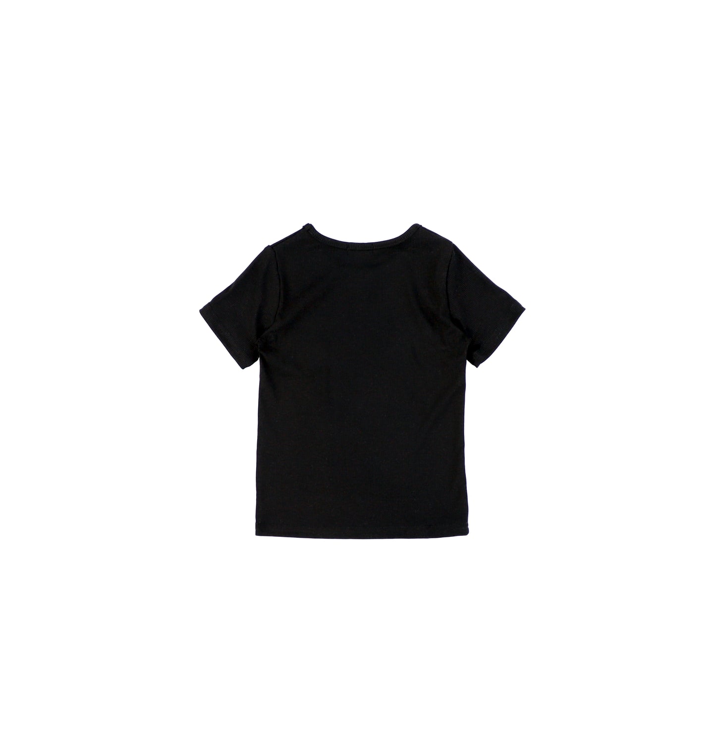 SHORT SLEEVES RIBBED TSHIRT