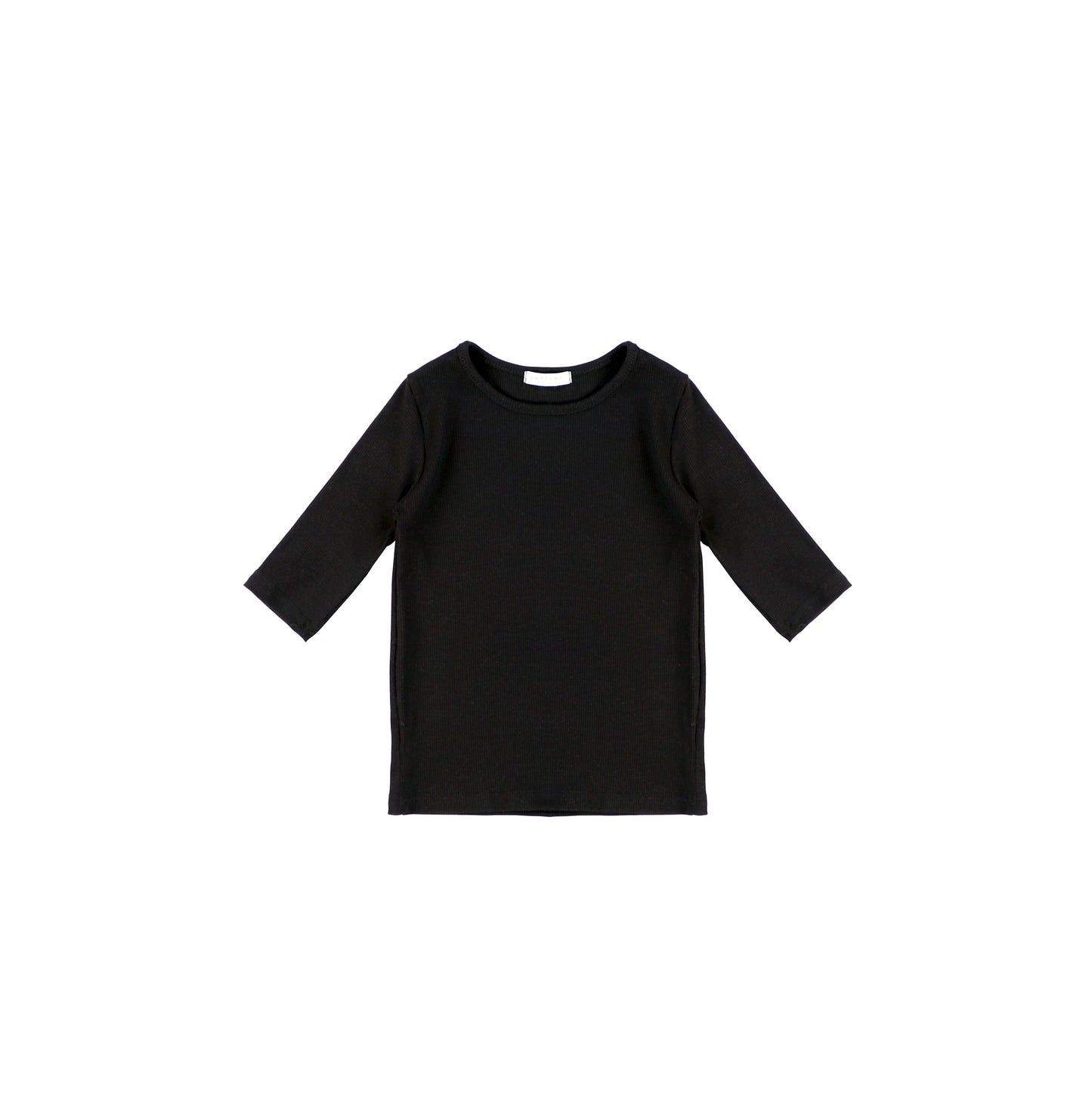 3/4 SLEEVES RIBBED TSHIRT
