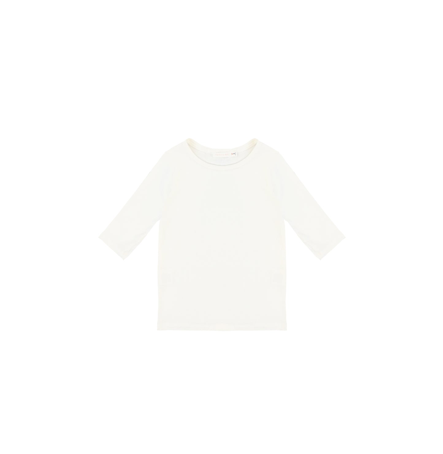 3/4 SLEEVES RIBBED TSHIRT