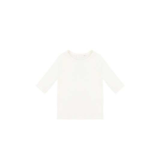 3/4 SLEEVES RIBBED TSHIRT