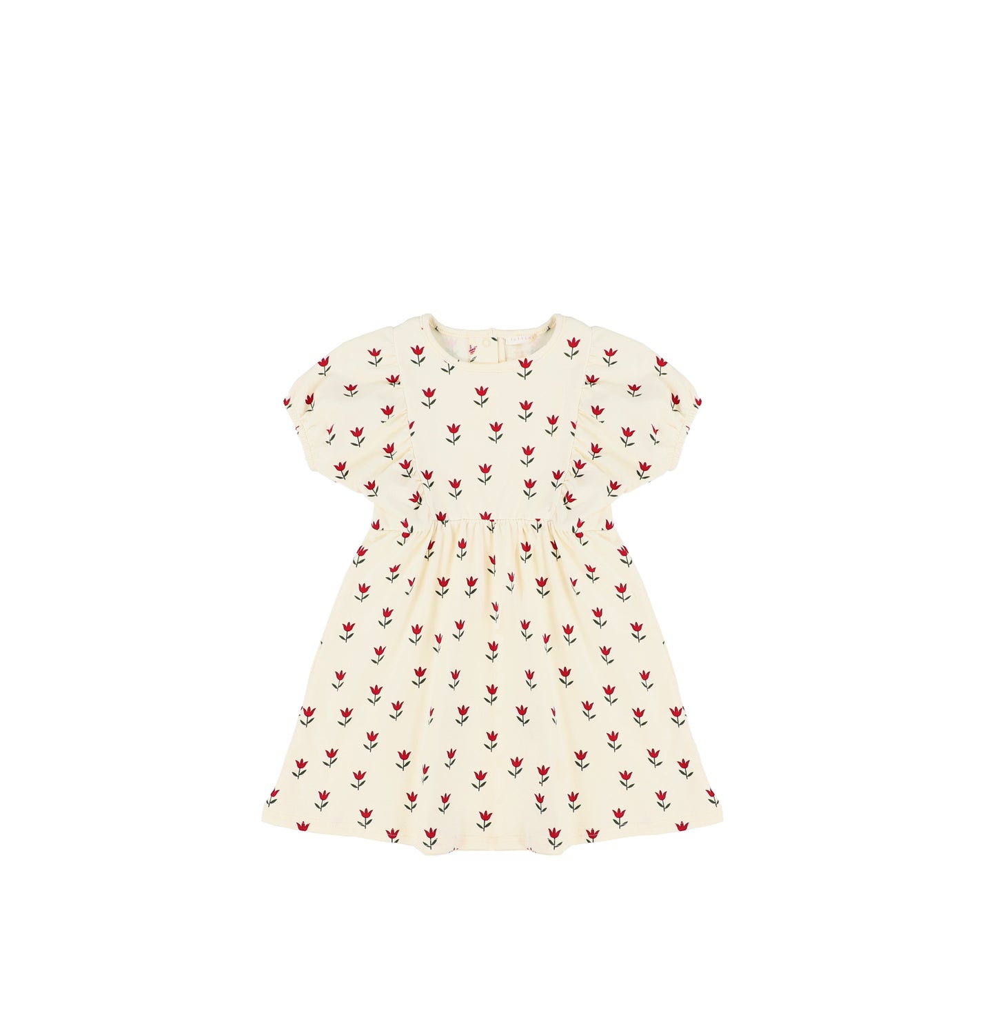 SHORT SLEEVES TULIP DRESS