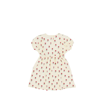 SHORT SLEEVES TULIP DRESS