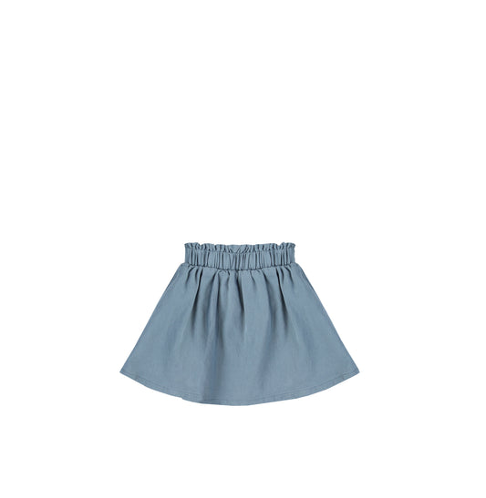 TWILL PAPERBAG WAIST SKIRT
