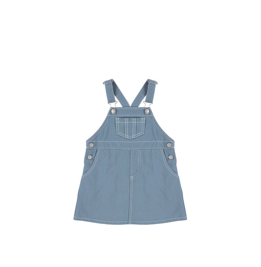 TWILL PINAFORE JUMPER