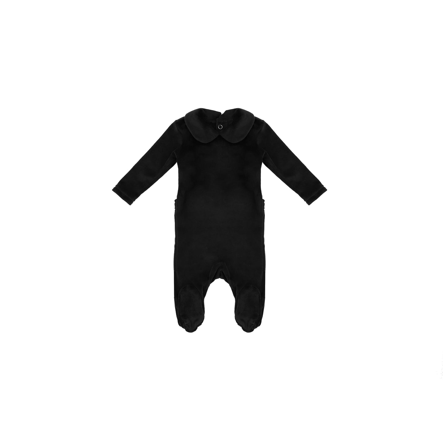 VELOUR COLLAR FOOTIE