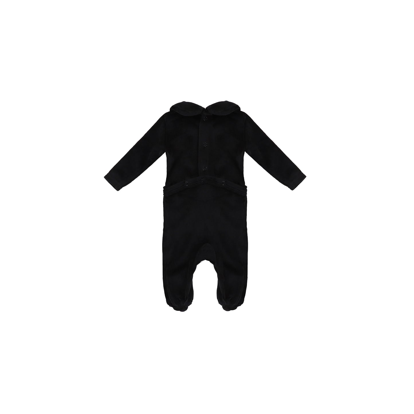 VELOUR COLLAR FOOTIE