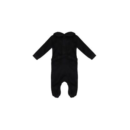 VELOUR COLLAR FOOTIE