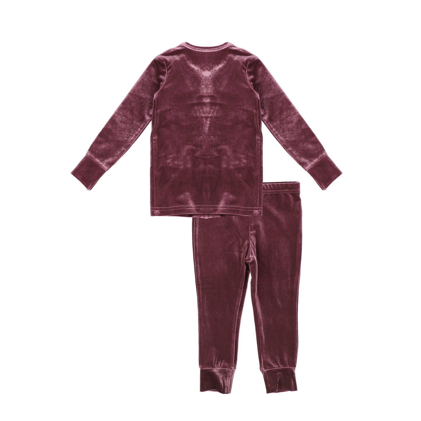 VELOUR PIPED GRANDFATHER PAJAMAS