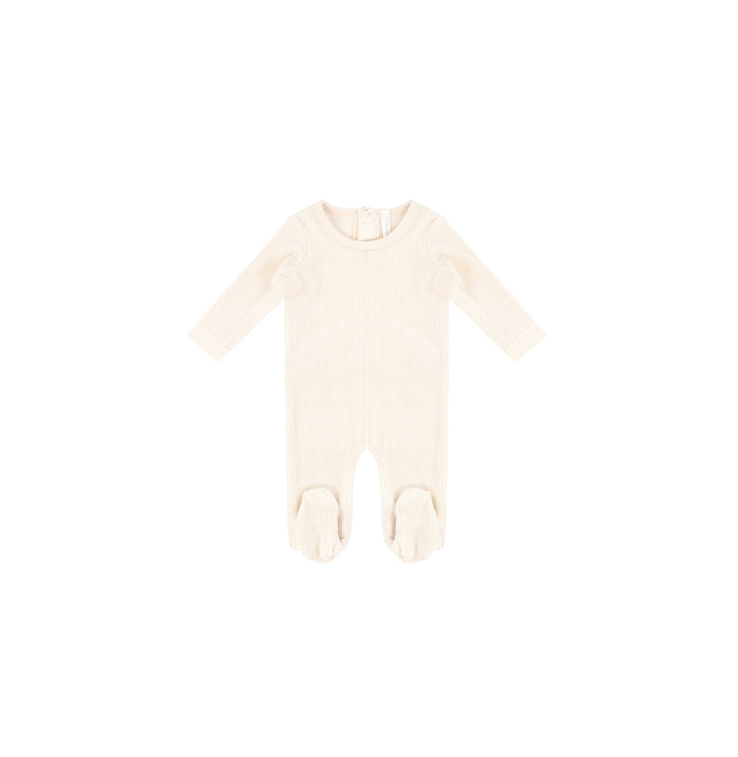VELOUR RIBBED HENLEY FOOTIE