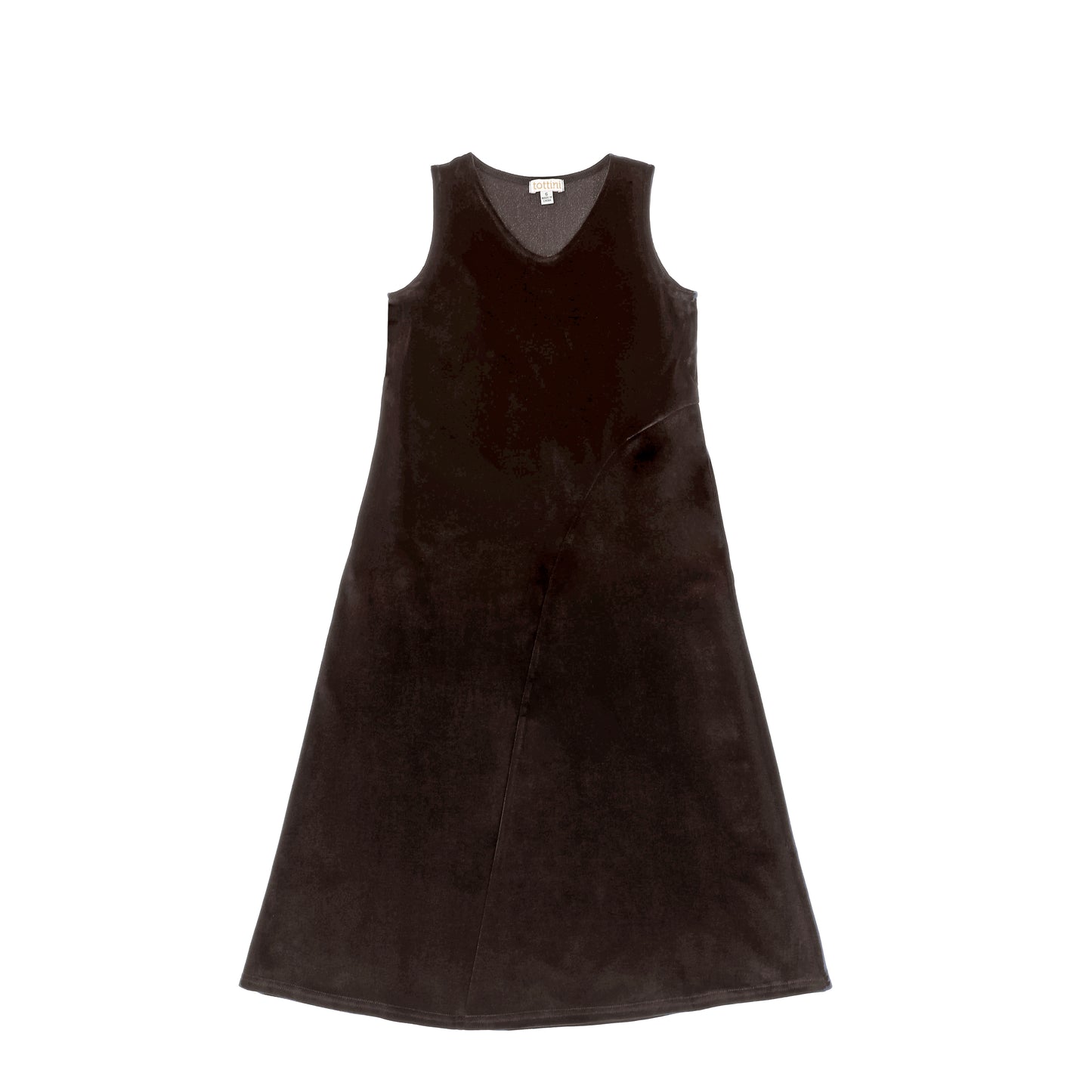 VELOUR SEAM MAXI JUMPER