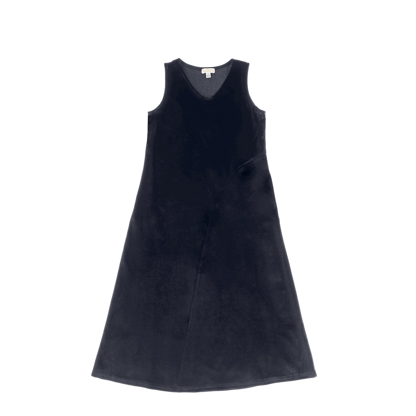 VELOUR SEAM MAXI JUMPER