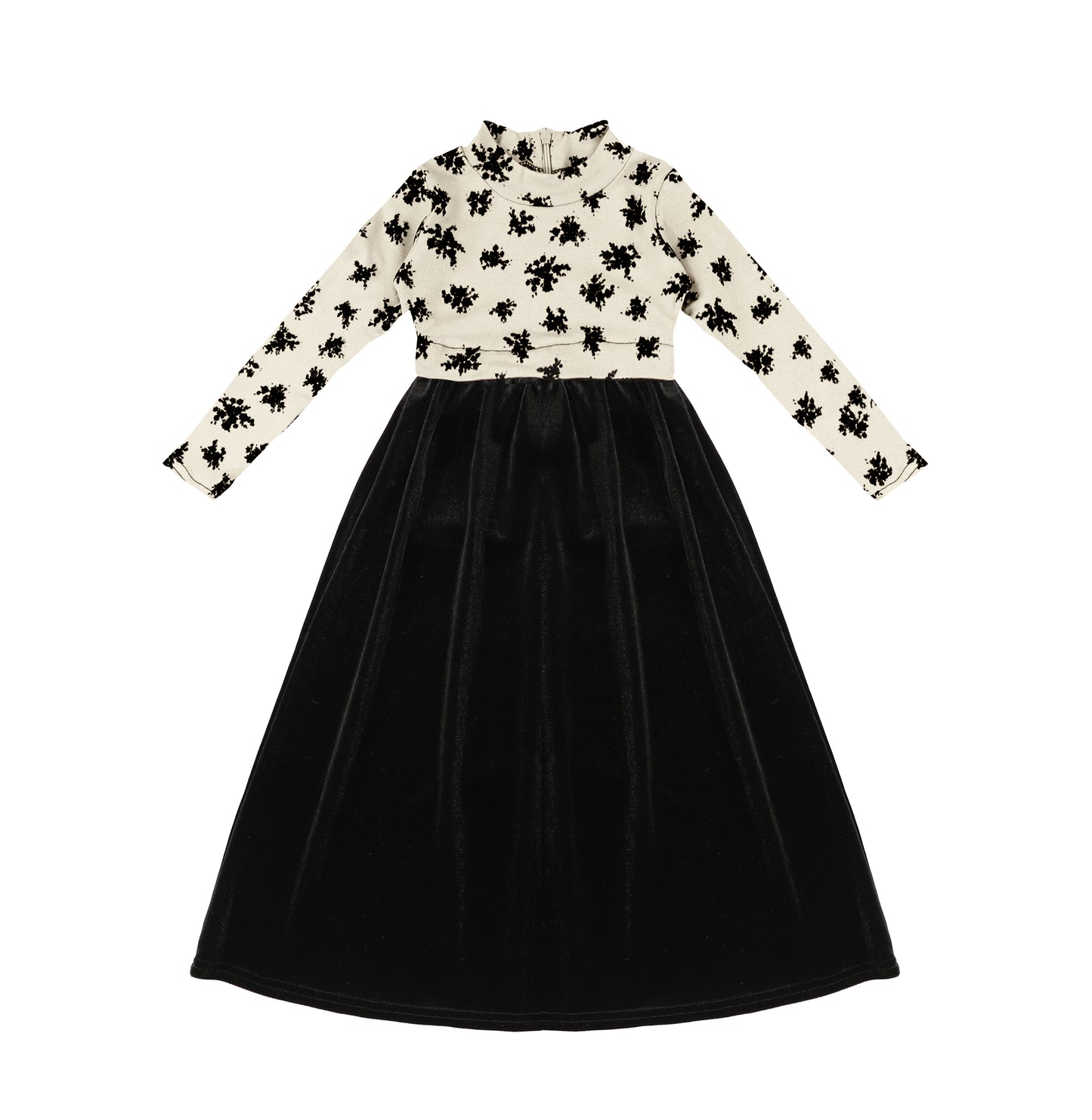 VELOUR SPLATTER OVERLAY MAXI