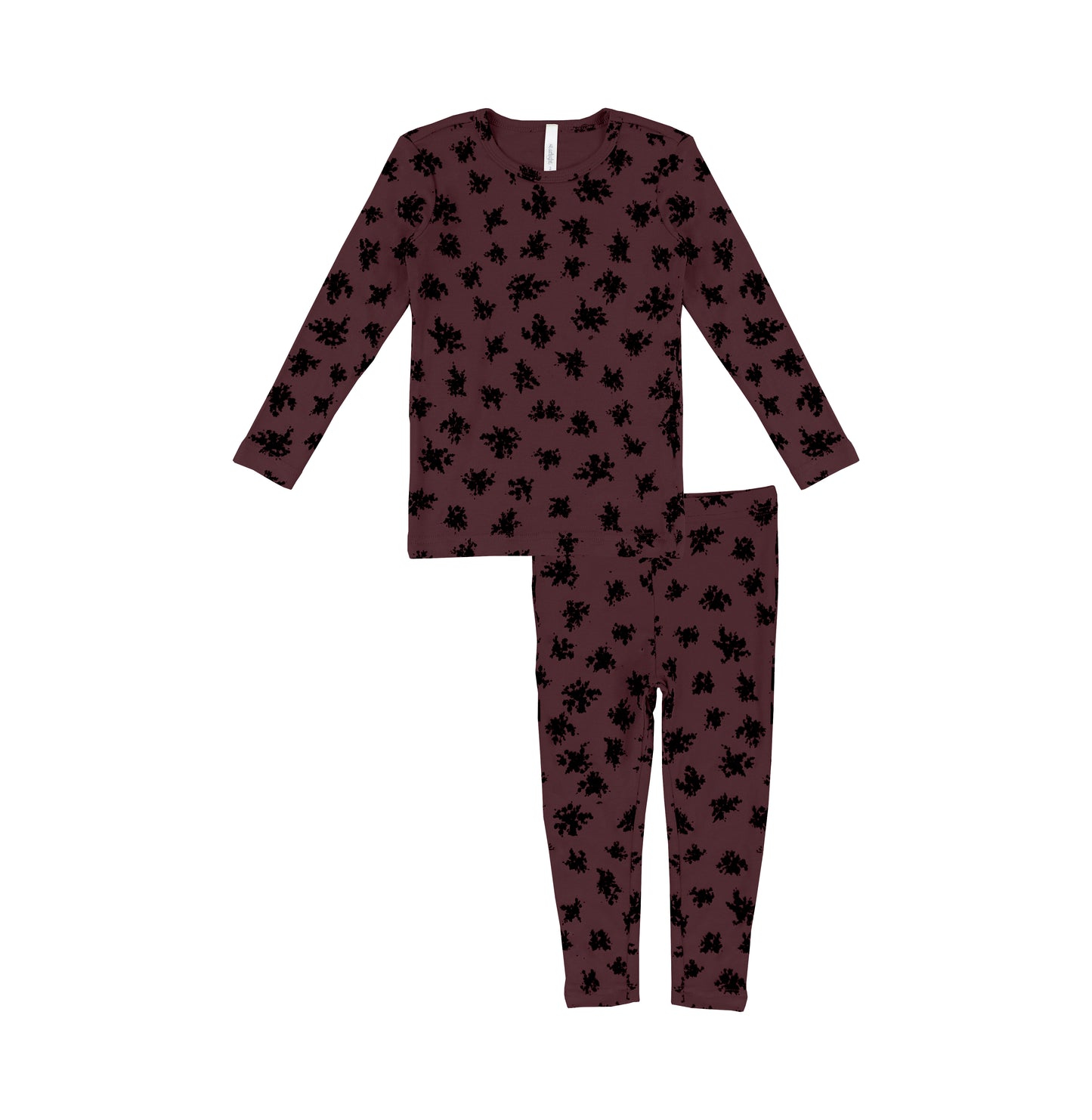 VELOUR SPLATTER PAJAMAS