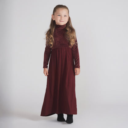 VELOUR OVERLAY MAXI