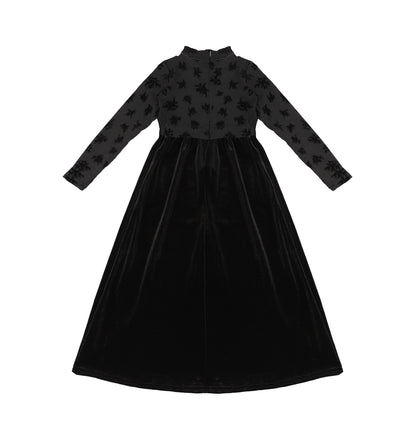 VELOUR SPLATTER OVERLAY MAXI