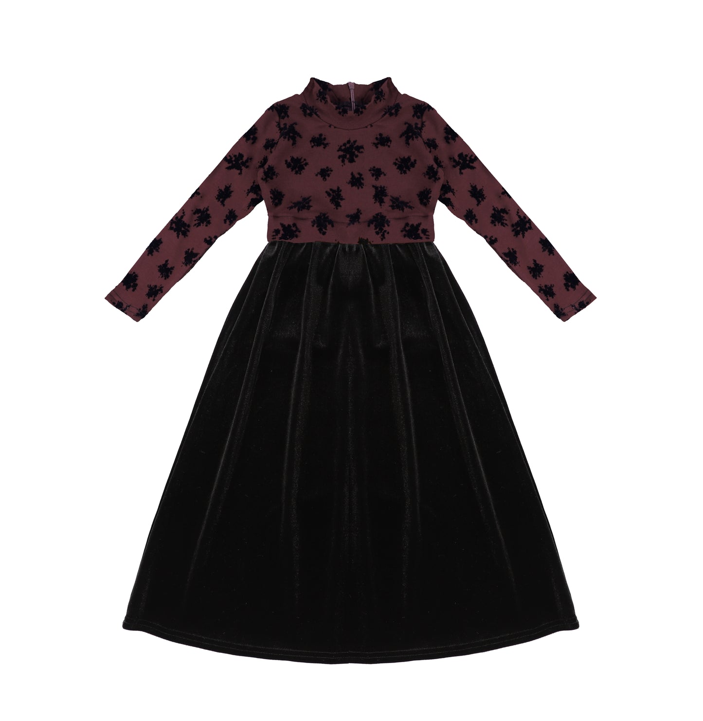 VELOUR SPLATTER OVERLAY MAXI