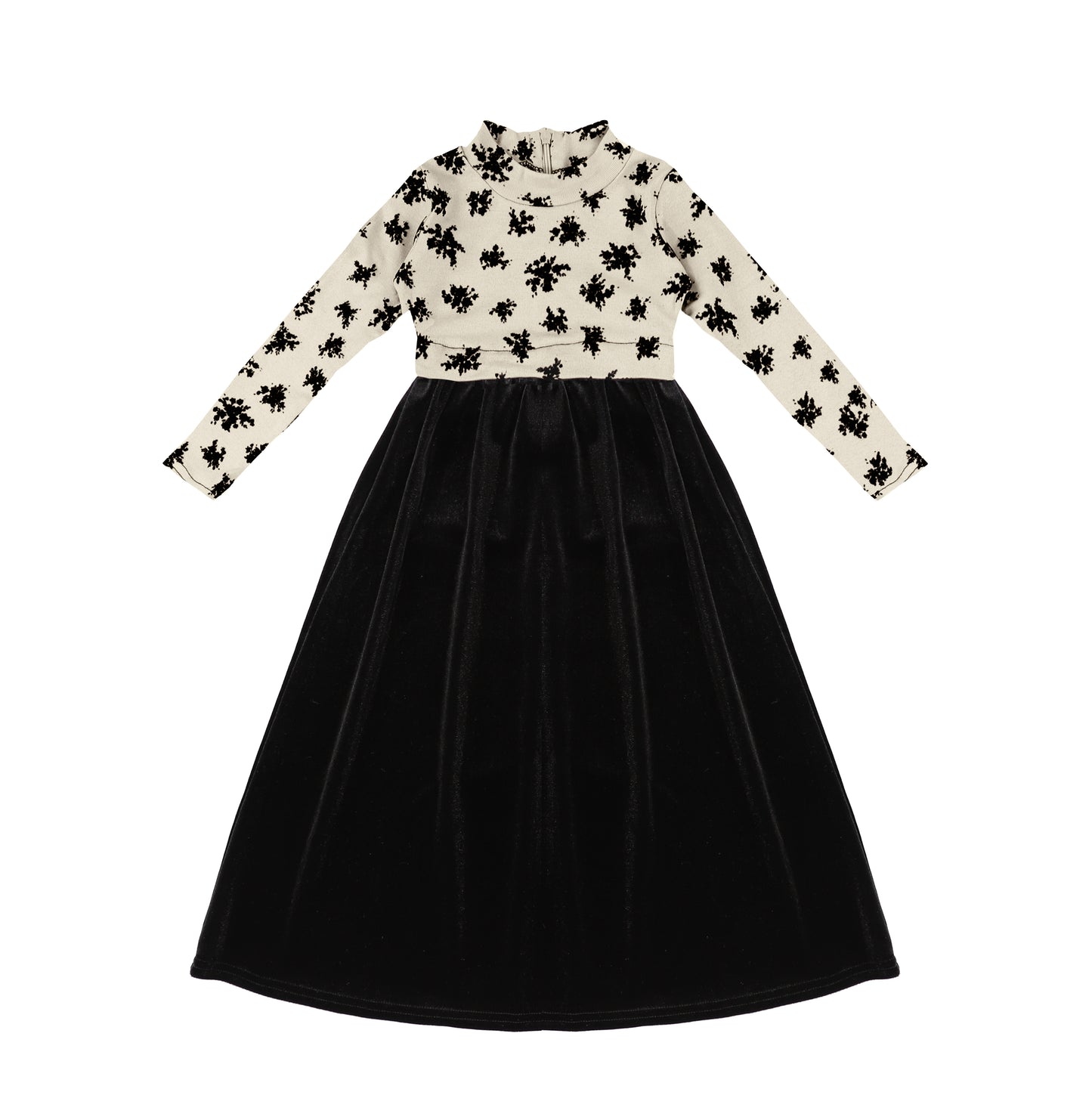 VELOUR SPLATTER OVERLAY MAXI