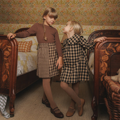 WINTER GINGHAM SKIRT