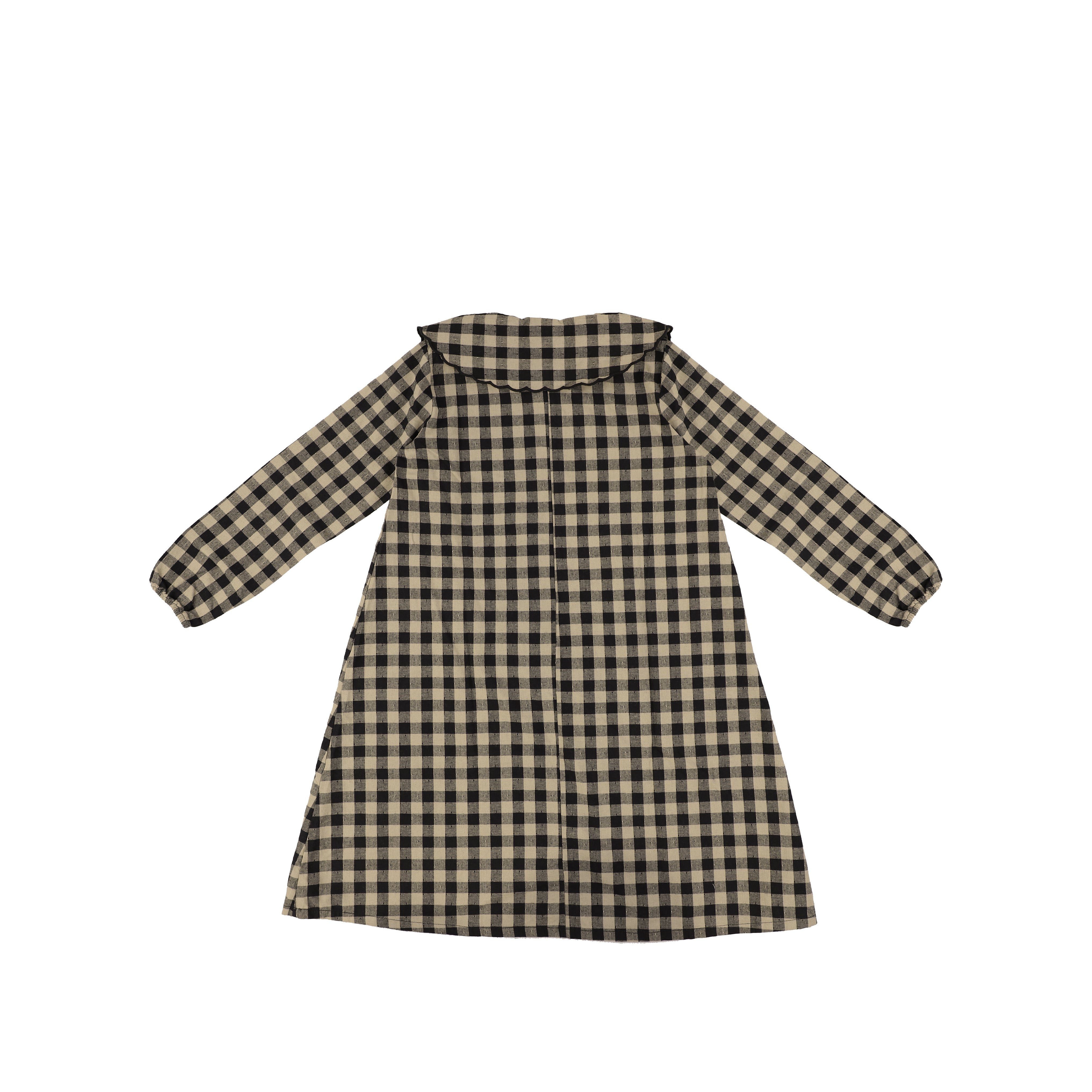 WINTER GINGHAM DRESS Black / 2