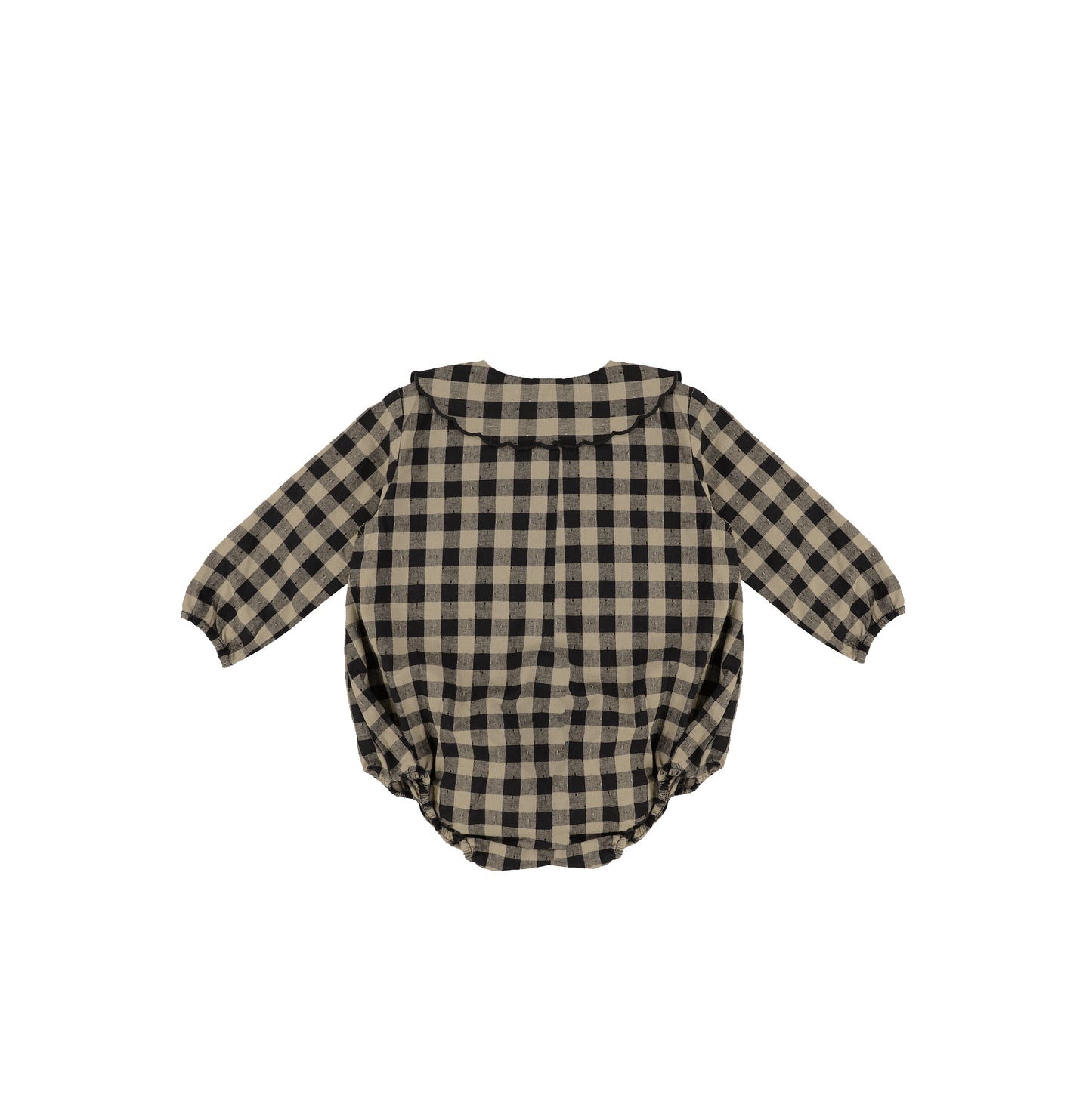 WINTER GINGHAM ROMPER
