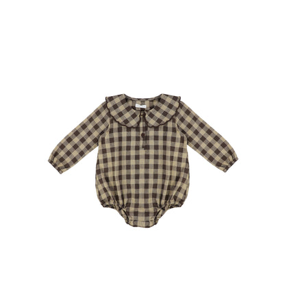 WINTER GINGHAM ROMPER