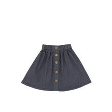 Load image into Gallery viewer, DENIM SNAP SKIRT