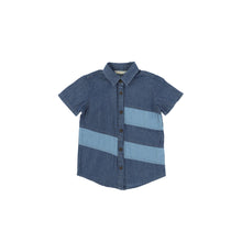 Load image into Gallery viewer, DENIM TWO TONE SHIRT