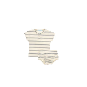 DOTTED STRIPED BABY SET