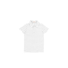 Load image into Gallery viewer, DOTTED STRIPED POLO