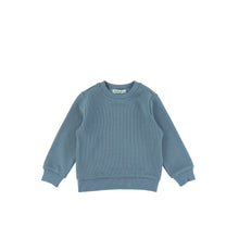 Load image into Gallery viewer, KNIT TEXTURED SWEATSHIRT
