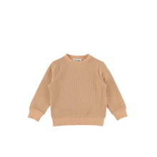Load image into Gallery viewer, KNIT TEXTURED SWEATSHIRT