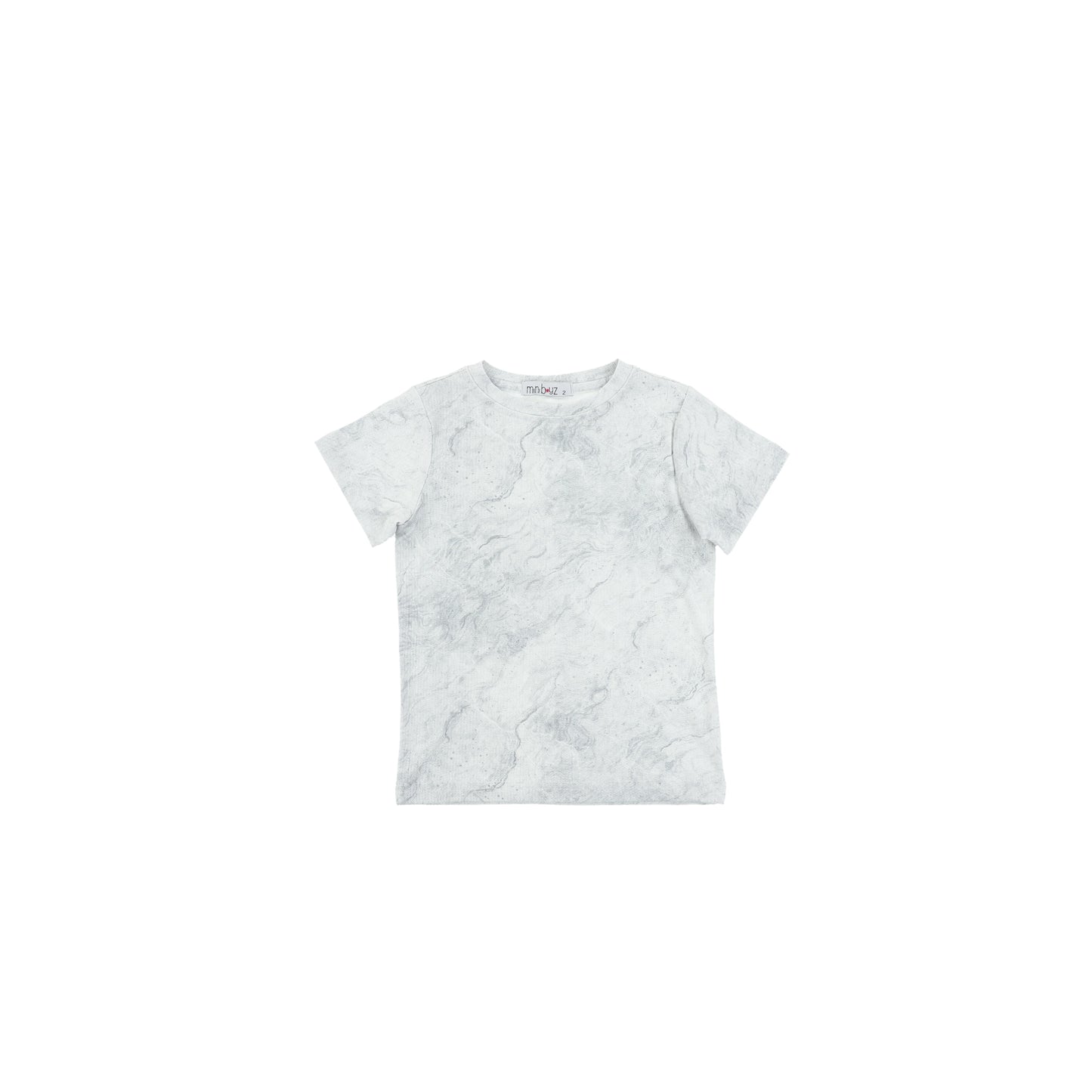 MARBLE RIBBED TEE