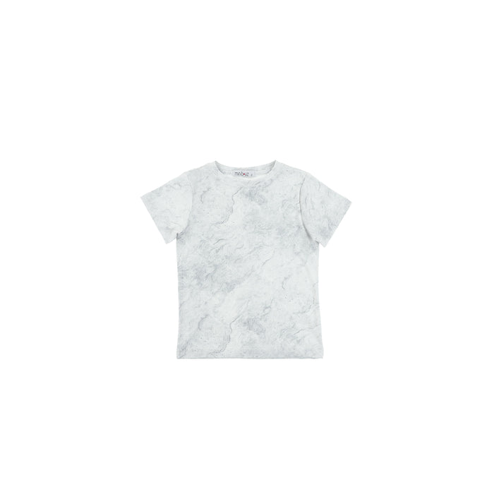 MARBLE RIBBED TEE