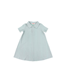 Load image into Gallery viewer, SHORT SLEEVES MULTI RIBBED POLO DRESS