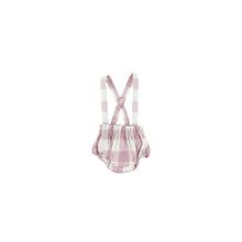 Load image into Gallery viewer, PLAID SUSPENDER BLOOMERS