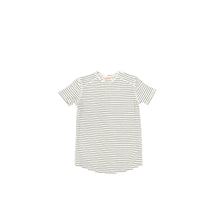 Load image into Gallery viewer, SHORT SLEEVES RIBBED STRIPED TOP