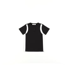 Load image into Gallery viewer, SIDE STRIPE HENLEY TEE