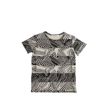 Load image into Gallery viewer, SHORT SLEEVES TWO TONE ABSTRACT TEE