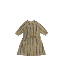 Load image into Gallery viewer, 3/4 SLEEVES WATERCOLOR STRIPE DRESS