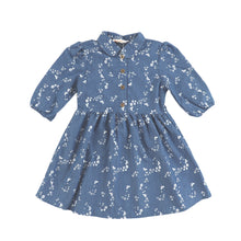 Load image into Gallery viewer, 3/4 SLEEVES DENIM BUTTERFLY DRESS
