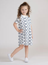 Load image into Gallery viewer, SHORT SLEEVES NAUTICAL KNOT DRESS