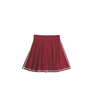 CONTRAST STITCHED SKIRT