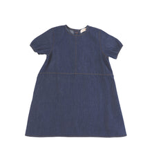 Load image into Gallery viewer, SHORT SLEEVES DENIM STITCHED DRESS