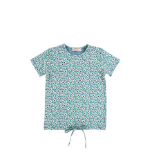Load image into Gallery viewer, SHORT SLEEVES DRAWSTRING FLORAL TEE