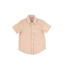 Load image into Gallery viewer, GINGHAM BUTTON DOWN SHIRT