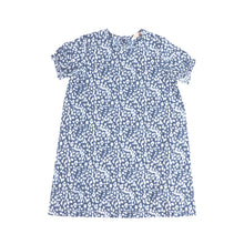 Load image into Gallery viewer, SHORT SLEEVES DENIM LEOPARD DRESS